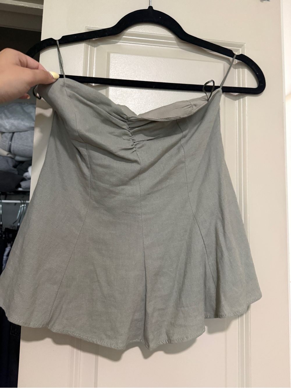 Zara Taupe Tube Top